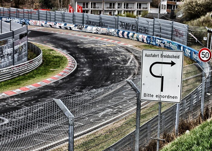 Nurburgring Greeting Card featuring the photograph Exit Breidscheid by Lauri Novak
