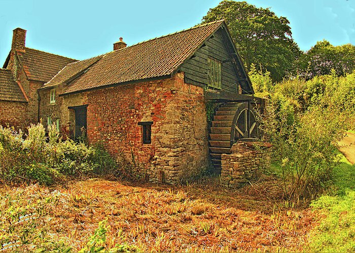 Places Greeting Card featuring the photograph Exmoor Mill by Richard Denyer