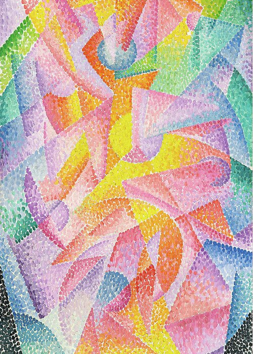 Expansion Of Light Greeting Card featuring the painting Expansion of Light by Gino Severini