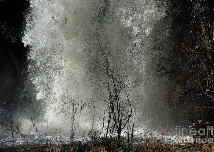 Photograph Greeting Card featuring the photograph Falling Waters by Vicki Pelham