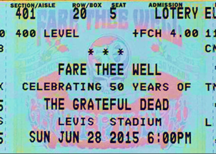 Ticket Greeting Card featuring the photograph Fare Thee Well by Susan Carella