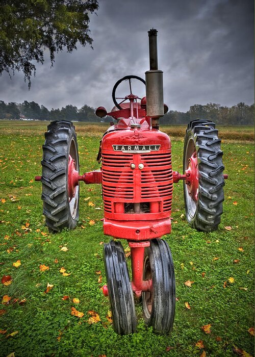 Farmall Greeting Card featuring the photograph Farmall 1 by T Cairns