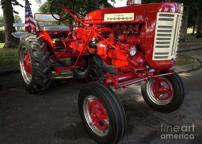 Tractor Greeting Card featuring the photograph Farmall 130 by Mike Eingle