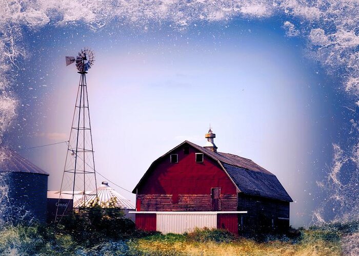 Barn Greeting Card featuring the photograph Fayette Barn by Bonfire Photography