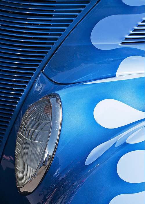 Hot Rod Greeting Card featuring the photograph Feelin Blue by Doug Davidson