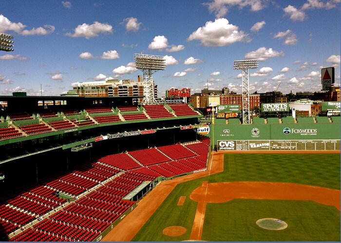 Fenway Park Collectibles Greeting Card featuring the photograph Fenway Park IV Fenway Park by Iconic Images Art Gallery David Pucciarelli