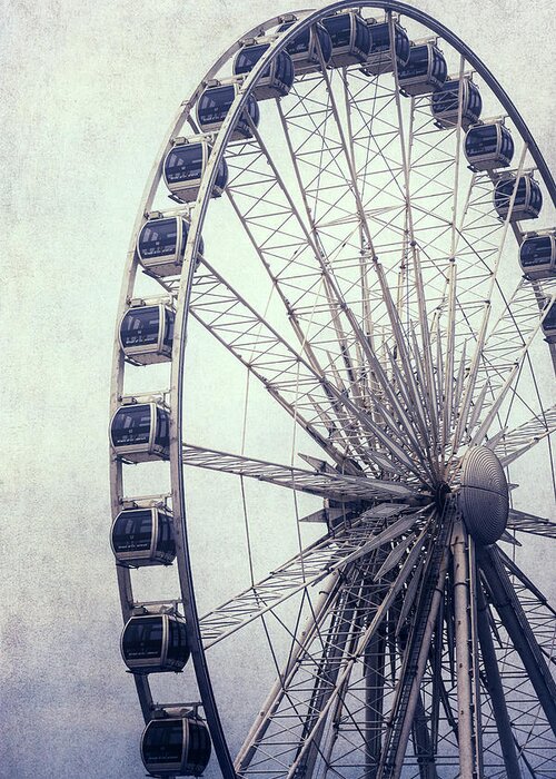 Ferris Wheel Greeting Card featuring the photograph Ferris Wheel by Joana Kruse