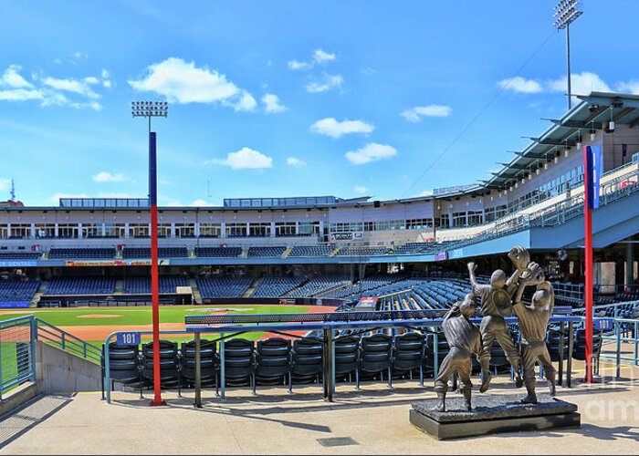 Toledo Mud Hens Greeting Card featuring the photograph Fifth Third Field Toledo Mud Hens 0119 by Jack Schultz