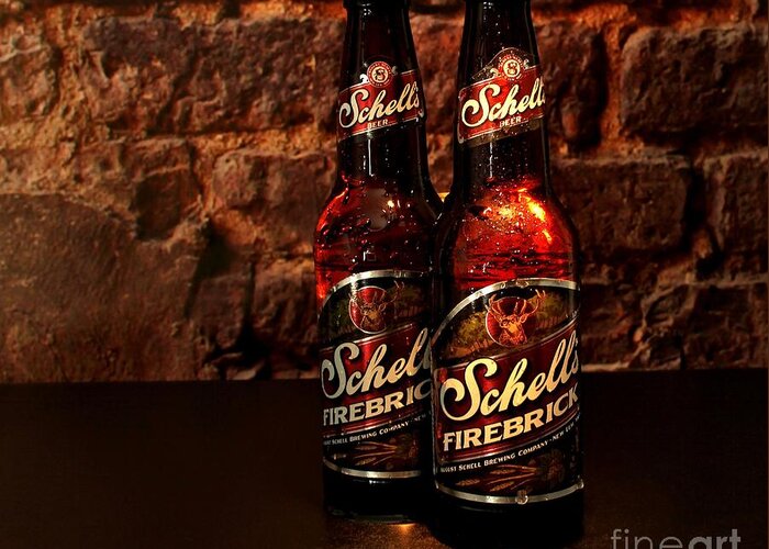 Beer Greeting Card featuring the photograph Firebrick by Jimmy Ostgard