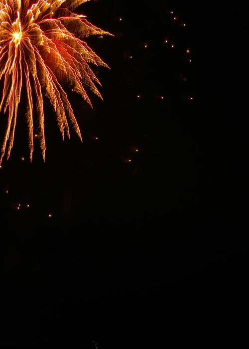 Fireworks Greeting Card featuring the photograph FireWorks by Bridgette Gomes