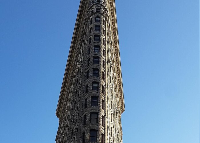 Flatiron Building Greeting Card featuring the photograph FlatIron Building by Vic Ritchey