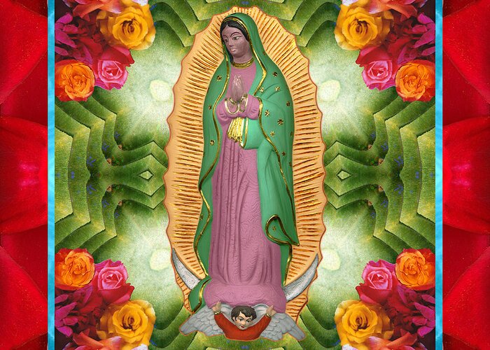 Guadalupe Greeting Card featuring the photograph Flora Madre by Bell And Todd
