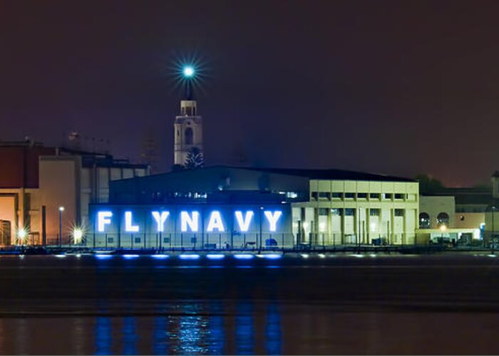 Navy Greeting Card featuring the photograph Fly Navy by Dan McGeorge