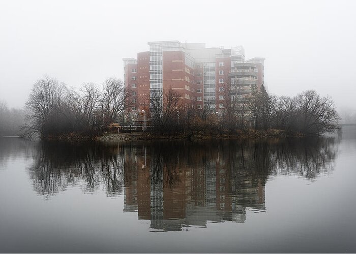 Fog Greeting Card featuring the photograph Foggy Reflection by Celso Bressan