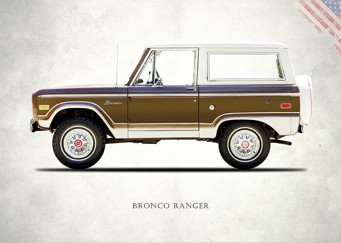 Ford Bronco Ranger Greeting Card featuring the photograph Ford Bronco Ranger 1976 by Mark Rogan