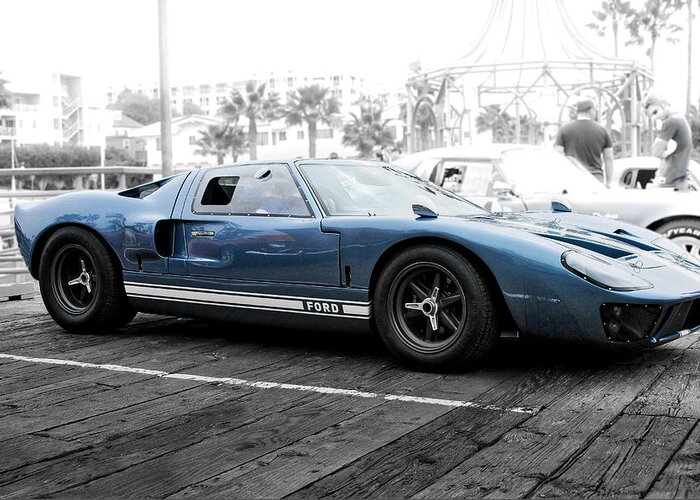 Ford Gt Greeting Card featuring the photograph Ford G T 40 by Gene Parks