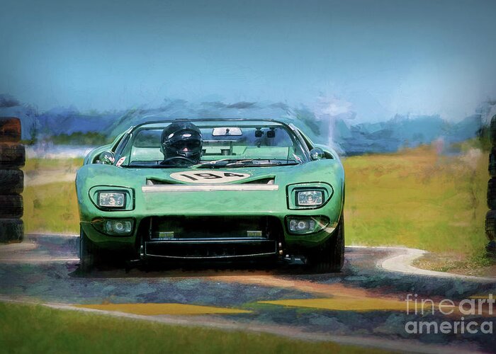 Ford Greeting Card featuring the photograph Ford GT40 Targa Florio by Stuart Row