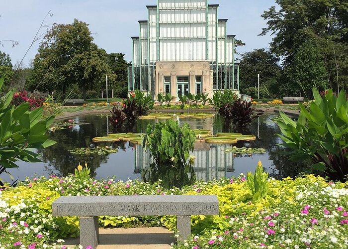 Jewel Box Greeting Card featuring the photograph Forest Park Jewel Box by Barbara Plattenburg