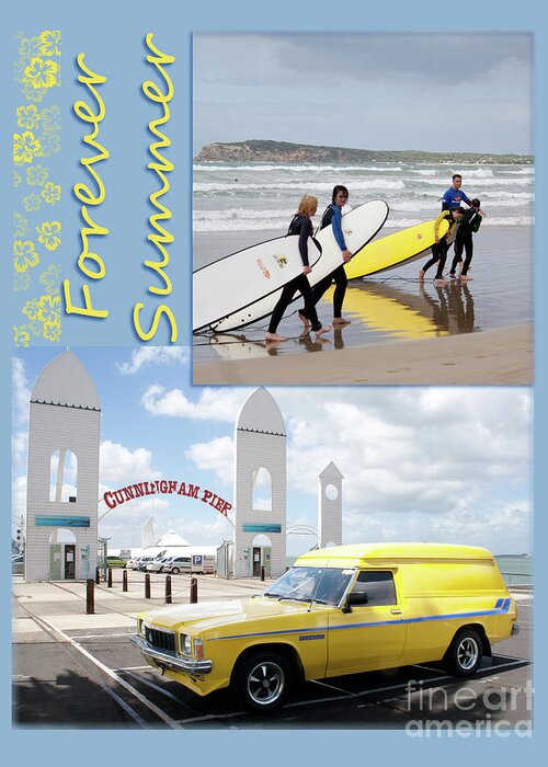 Beach Greeting Card featuring the photograph Forever Summer 6 by Linda Lees