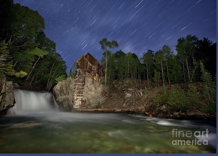 Stars Photography Greeting Card featuring the photograph Forgotten Mill by Keith Kapple