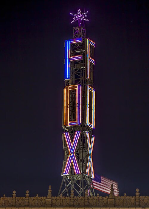 Fox Greeting Card featuring the photograph Fox Theatre Detroit by Nicholas Grunas