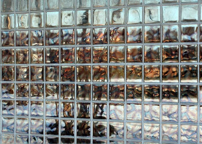 Modern Photgraphy Greeting Card featuring the photograph Fractured Reflections by Scott Heister