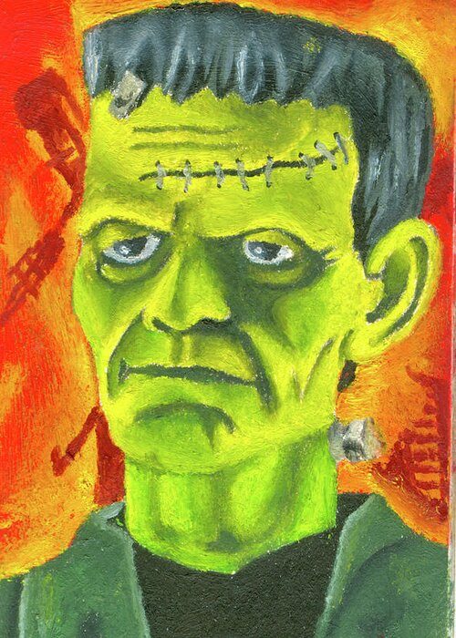 Frankenstein Painting by Mikey Milliken