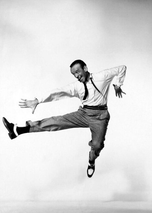 Fred Astaire Greeting Card featuring the photograph Fred Astaire by Georgia Clare