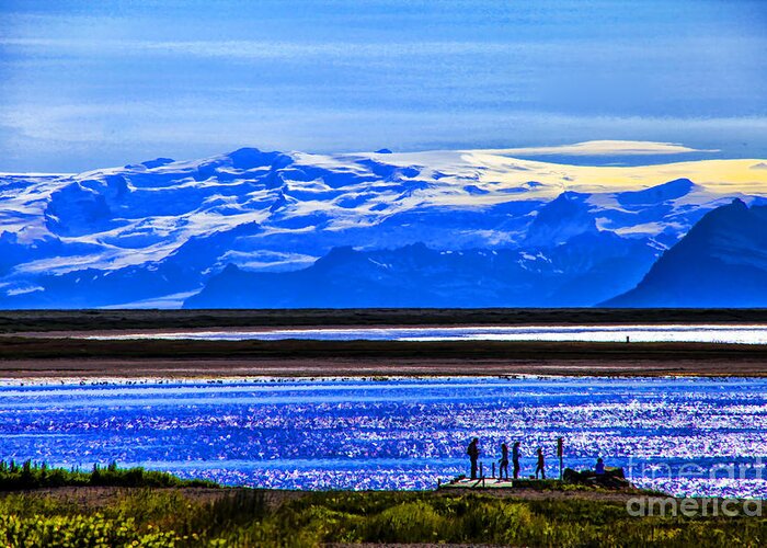 Iceland People Gatherings Greeting Card featuring the photograph Friends by Rick Bragan