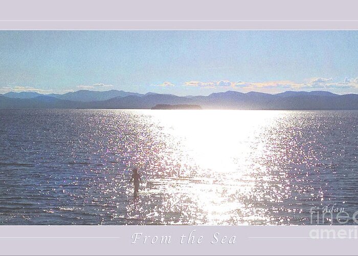 Girl In Water Greeting Card featuring the photograph From the Sea Poster by Felipe Adan Lerma