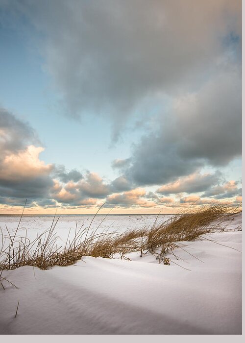 Erie Greeting Card featuring the photograph Frozen Presque Isle by Matt Hammerstein