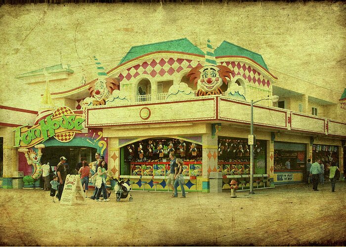 Jersey Shore Greeting Card featuring the photograph Fun House - Jersey Shore by Angie Tirado