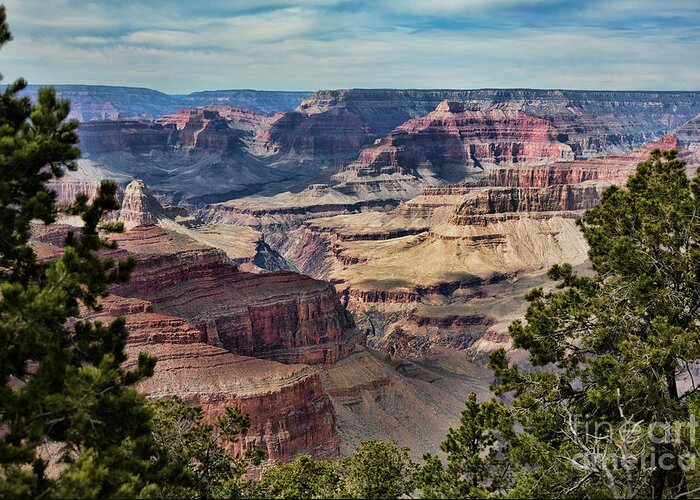 Grand Canyon Greeting Card featuring the photograph Gc 30 by Chuck Kuhn