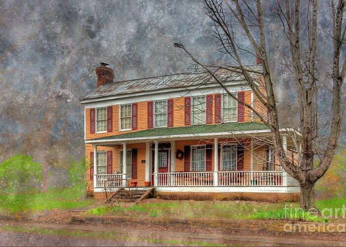 Hdr Greeting Card featuring the photograph George Eversole by Larry Braun