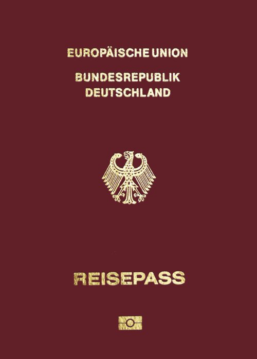 “passports” Collection Serge Averbukh Greeting Card featuring the digital art German Passport Cover by Serge Averbukh