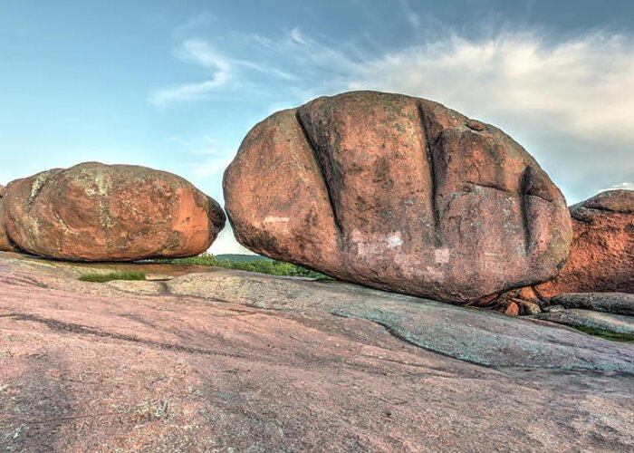 Elephant Rocks State Park Greeting Card featuring the photograph Giant Potatoes by Harold Rau