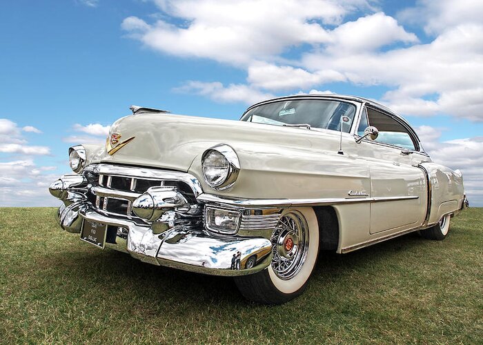 Cadillac Greeting Card featuring the photograph Glory Days - '53 Cadillac by Gill Billington