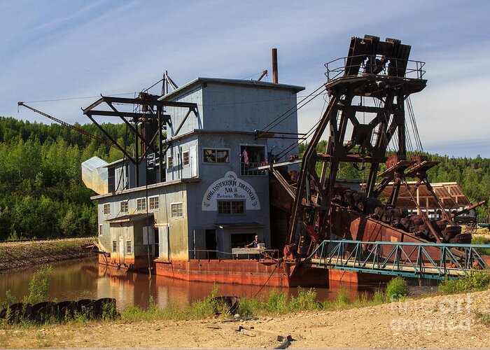 Gold Dredge 8 Greeting Card featuring the photograph Gold Dredge 8 by Robert Pilkington