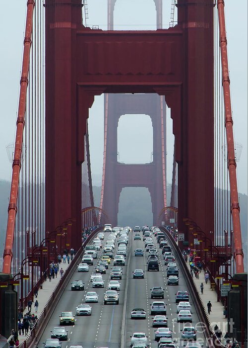 San Francisco Greeting Card featuring the photograph Golden Gate Bridge, San Francisco by Andy Myatt