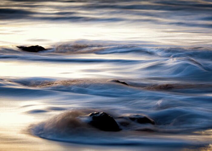 Water Greeting Card featuring the photograph Golden Serenity by Jason Roberts