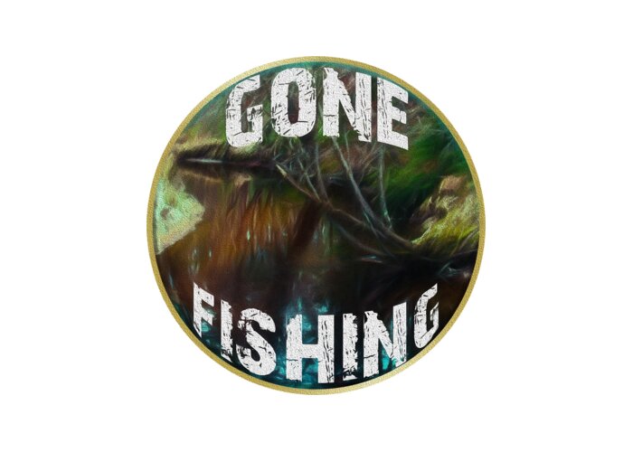 Fishing Greeting Card featuring the photograph Gone Fishing by Mim White
