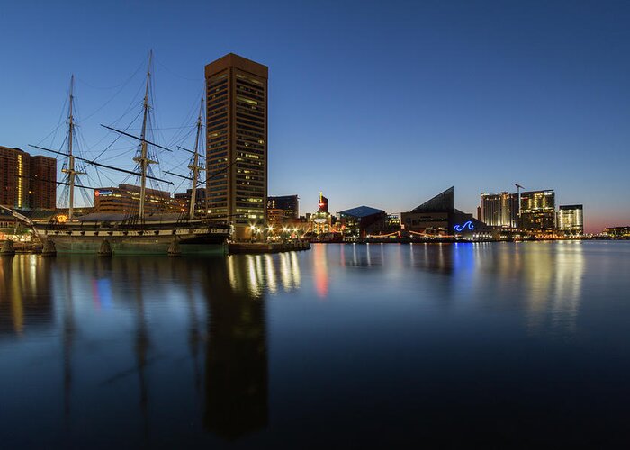 Baltimore Greeting Card featuring the photograph Good Morning Baltimore by Darryl Hendricks