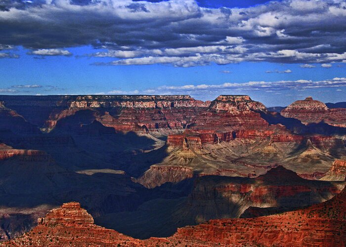 Mather Point Greeting Card featuring the photograph Grand Canyon  # 47 - Mather Point Overlook by Allen Beatty