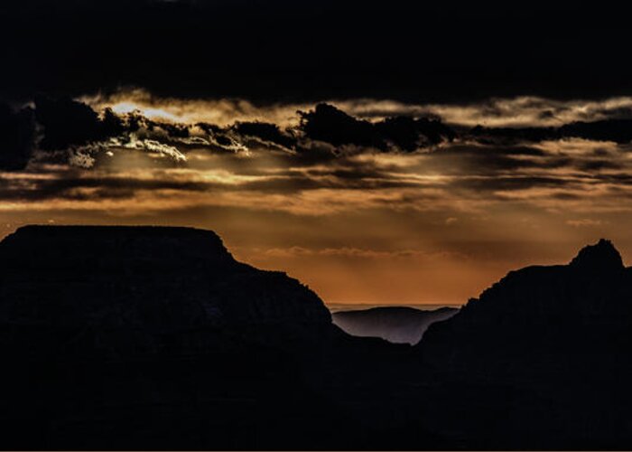 Grand Canyon 2016 Greeting Card featuring the photograph Grand Canyon Sunset by Phil Abrams