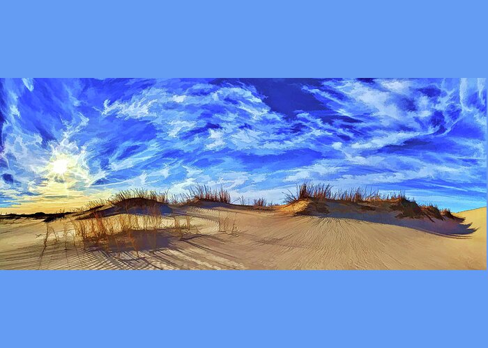 Artistic Rendering Greeting Card featuring the photograph Sands of Time by ABeautifulSky Photography by Bill Caldwell