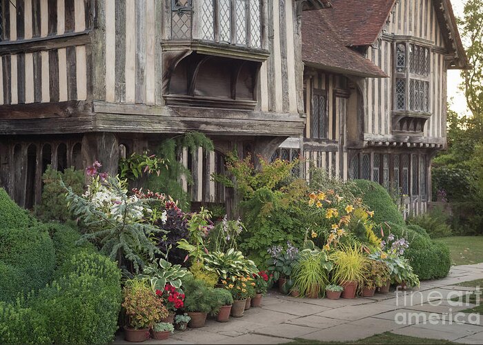 Golden Greeting Card featuring the photograph Great Dixter House and Gardens by Perry Rodriguez