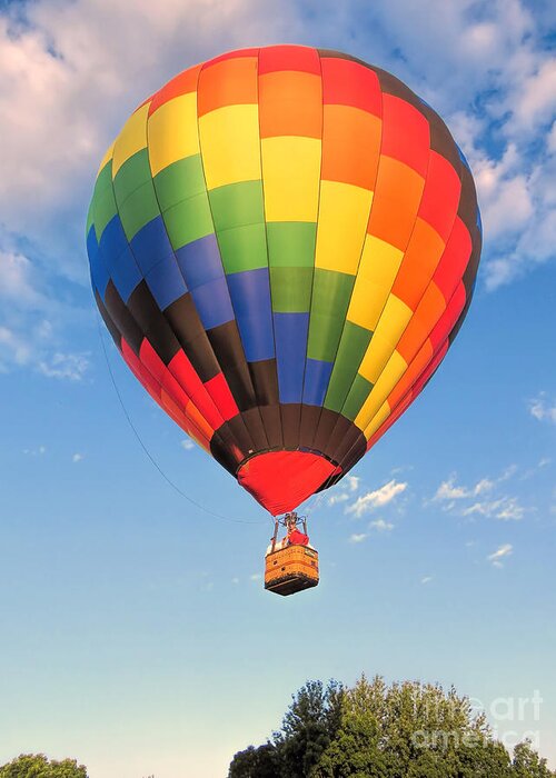 Great Falls Balloon Festival Greeting Card featuring the photograph Great Falls Balloon Festival in Lewiston and Auburn by Janice Drew