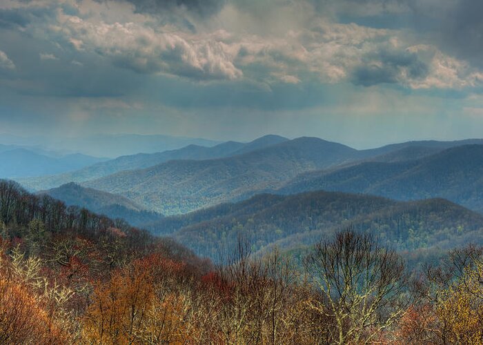 Great Smoky Mountains Greeting Card featuring the photograph Great Smoky Mountains by Brenda Jacobs