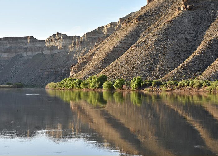 River Greeting Card featuring the photograph Green River Meander by Ben Foster