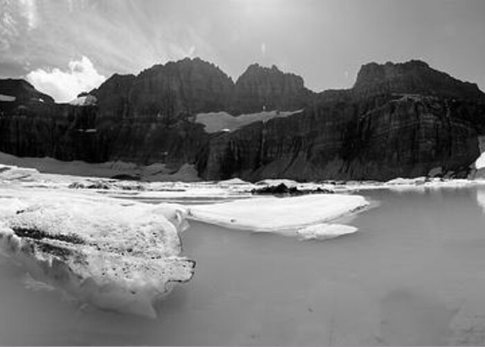 Glacier National Park Greeting Card featuring the photograph Grinnell Glacier Panorama by Sebastian Musial